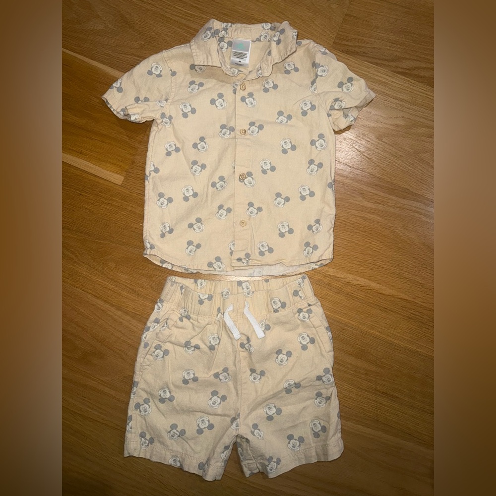 Disney Cream and Gray Set